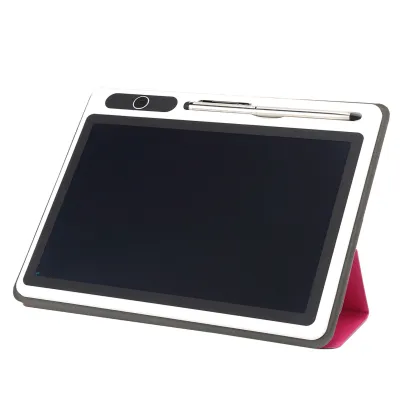Produktbild von Elektronischer Notizblock, LCD-Tablet, Zeichenblock, Geschäftsbedarf, Handmalwerkzeug, 9 Zoll (Rosenrot (mit Kunstlederhülle))