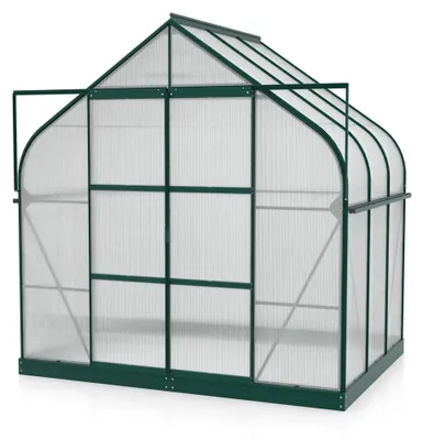 Produktbild von Vitavia Gewächshaus "Dione 5000" inkl. Stahlfundamentrahmen smaragd grün 5 m² 4 mm HKP