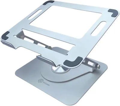 Produktbild von Laptopständer für Schreibtisch [360 Grad Drehbar] Höhenverstellbar (MacBook Pro/Air Laptops)  Weiß