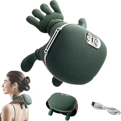 Produktbild von Kabelloser 4D Nacken Schulter Massager Tiefen Kneten  mit 3 Modi und 2 Temperaturstufen