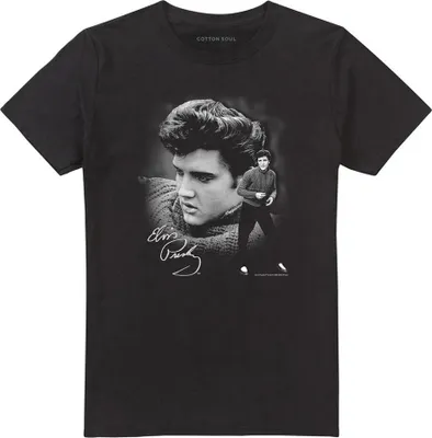 Immagine prodotto di Elvis Presley - Maglietta unisex da uomo/donna TV32995 (XL) (Nero)