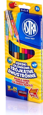 Produktbild von Astra Doppelseitige Bleistiftfarben 12/24 Farben