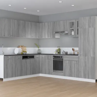Produktbild von Stabli Herdumbauschrank Lyon Grau Sonoma 60x46x81,5cm Holzwerkstoff - DE250146 - Küchenschränke
