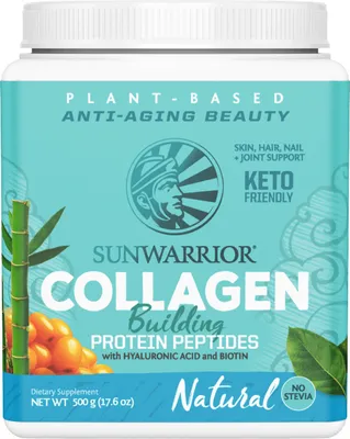 Produktbild von Sunwarrior Collagen Building Protein Peptides (500g) Natural - Eiweiße - Veganes Eiweiß