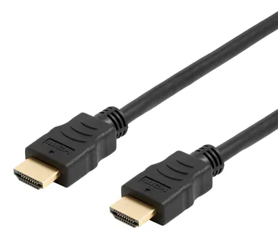 Zdjęcie produktu dla Kabel Deltaco Office HDMI 4K UltraHD 1 m - Czarny