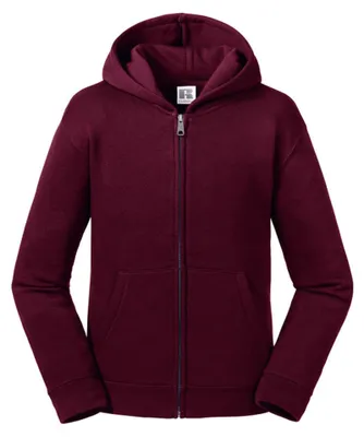 Produktbild von Russell - "Authentic" Hoodie mit durchgehendem Reißverschluss für Kinder LT5309 (L) (Burgunderrot)