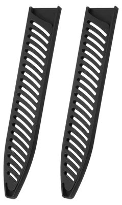 Messerschutzhüllen 2er-Pack, 20 cm, Klingenschutz, schwarz