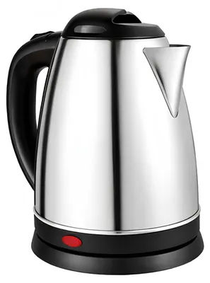 Obrázok produktu pre Cheffinger, elektrická rýchlovarná kanvica 2 l z nehrdzavejúcej ocele, 1500 W, s funkciou rýchleho varenia, čierna / strieborná