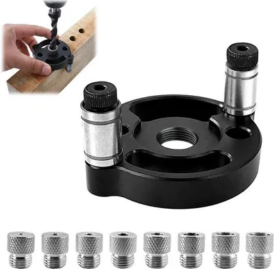 Produktbild von Bohrfeder – Mit 3/4/5/6/7/8/9/10mm Hülsen, Holzbohrlochlokalisator