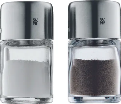 Produktbild von WMF Salz- und Pfefferstreuer Bel Gusto transparent/silber 2-tlg.