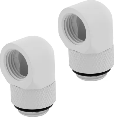 Produktbild von CORSAIR XF Adapter 90° angled rotary wh | 2-pack