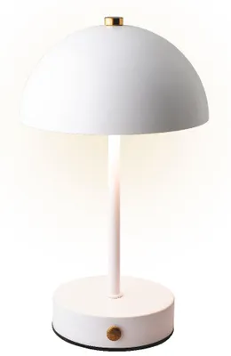 Produktbild von Moderne LED Tischleuchte Batteriebetrieben, kalt- und warmweiß, 20 cm breit, 25 cm hoch