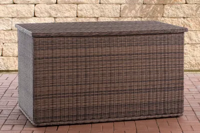 Produktbild von Famanu Aufbewahrungsbox XL - 125 cm braun - Kissenbox - Wasserdicht - Mit Deckel - Für Innen & Außen - Gartenbox