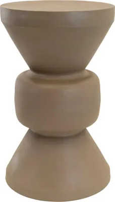 Obrázok produktu pre Bočný stolík - Ø30,5x50,5 cm - Taupe - oceľ