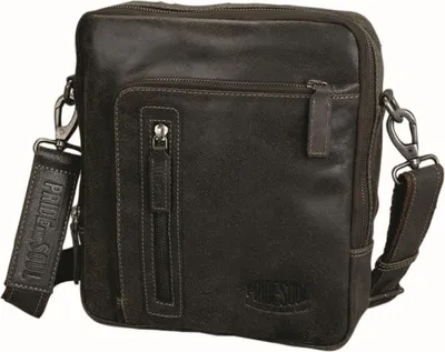 Produktbild von Umhängetasche Wretch 27x24x7cm Leder braun Packung mit 5 Stück