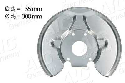 Produktbild von AIC Spritzblech Bremsscheibe für VOLVO 240 Kombi (P245) Vorne Links Vorne Rechts 57609 Ankerblech