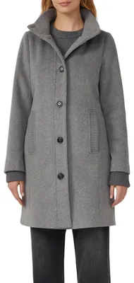 Productafbeelding van s.Oliver Damesparka – Slim fit, opstaande kraag, knoopsluiting
