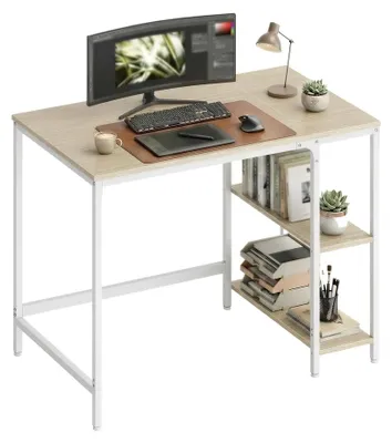 Image de Bureau moderne | Beige et blanc | 100 x 50 x 76 cm