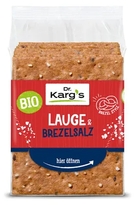 Image de Dr. KargsPain croustillant complet tranches de lessive et sel de Bretzel 200g
