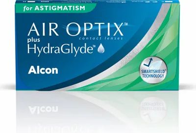 Produktbild von AIR Optix for Astigmatismus plus HydraGlyde 3er - Dioptrien -9,5 Zylinder -0,75 Achse 20