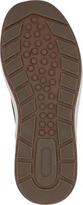 Produktbild von Rieker Herren Sneaker Schnürung und Reißverschluss 11504, Größe:46 EU, Farbe:Blau