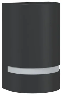 Produktbild von vidaXL Außenwandleuchte Schwarz Aluminiumdruckguss