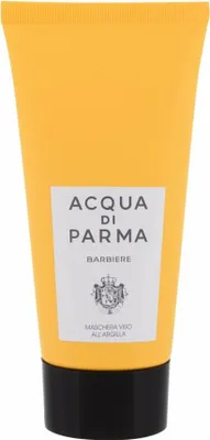 Zdjęcie produktu dla Acqua di Parma Barbiere, Maska oczyszczająca, Mężczyźni, Oczyszczenie, Sambucus oil, Olej cytrynowy, Tubka, aqua (water), kaolin, glycerin, bentonite, octyldodecanol, butylene glycol, dimethicone, glyceryl...