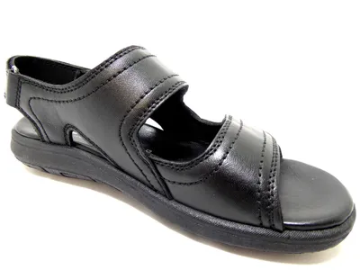 Produktbild von Sioux Herren Sandalen schwarz Gr. 40
