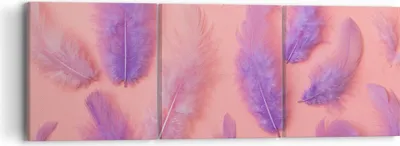 Produktbild von Bild auf Leinwand - Leinwandbild - Vogel Feder Farbe Komposition - 90x30cm - Wand Bild - Wanddeko - Leinwanddruck - Bilder - Kunstdruck - Wanddekoration - Leinwand bilder - Wandkunst - CA90x30-2922