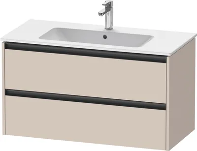 Produktbild von Duravit Ketho.2 Wastafelonderkast 101x48x55 cm Mat Taupe