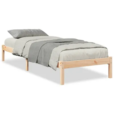 Produktbild von Massivholzbett Extra Lang ohne Matratze 90x220 Kiefernholz