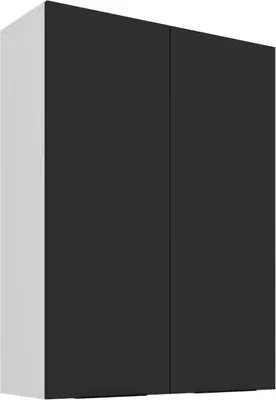 Produktbild von LUNARA Küchenoberschrank – Breite 80 cm, schwarz/weiß