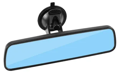 Image de Rétroviseur intérieur universel panoramique grand angle, 245 mm, bleu