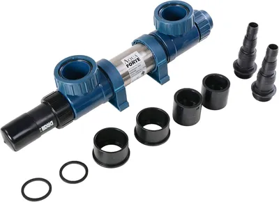 Immagine prodotto di Riscaldatore per stagni, acciaio inossidabile professionale - 3 kW - Max. 15 m³ - Termostato regolabile