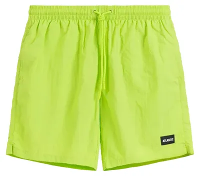 Productafbeelding van Badeshorts Atlantic, gemaakt van 100% nylon, in de kleuren geel en groen, geschikt voor stranddagen, maat XL