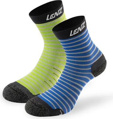 Produktbild von Lenz 1.0 Outdoor Kinder Socken, blau/grün, 27-30
