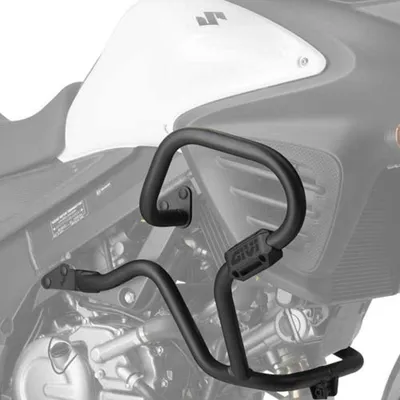 Productafbeelding van Zwarte GIVI motorbeschermingsbeugel voor de SUZUKI DL 650 V-Strom