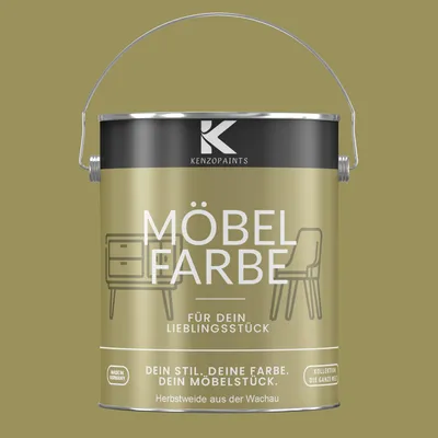 Produktbild von Kenzopaints 2,5LIter Möbelfarbe Möbellack - Herbstweide aus der Wachau