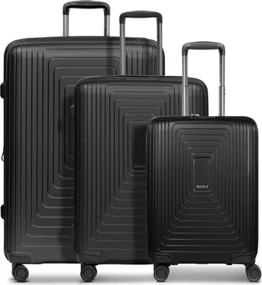 Produktbild von REDOLZ Essentials 14 Trolley Set 3-teilig ( S Exp. ) Black Metallic schwarz 54cm