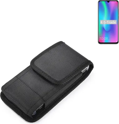 Produktbild von Holster Gürteltasche kompatibel mit Huawei Honor 10 Lite Holster Gürtel Tasche wasserabweisend Handy Hülle Schutz Hülle Outdoor schwarz K-S-Trade