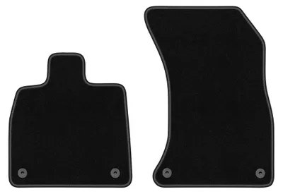 Immagine prodotto di Tappetini anteriori in moquette per Audi Q5 FYT 2021-2022 (Sportback plug in hybryda) – 2 pezzi, neri, su misura – Wielganizator BASIC