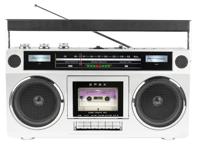 Produktbild von Bigben tragbarer Kassettenspieler mit Bluetooth Ghetto Blaster BTBLASTER EPOK AU390421