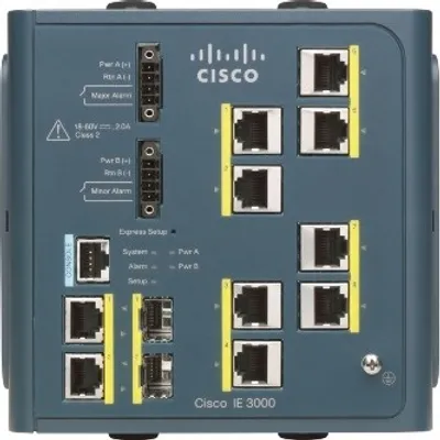 Produktbild von Cisco IE-3000-8TC, Managed, L2, Fast Ethernet (10/100), Vollduplex, Rack-Einbau