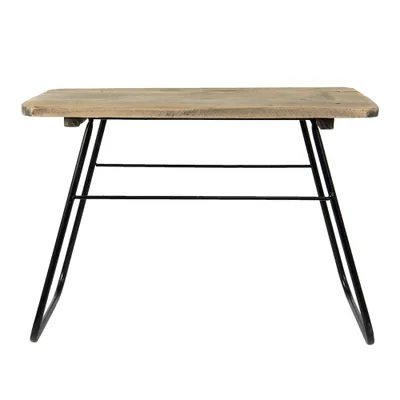 Obrázek produktu pro Stolek na rostliny Clayre & Eef 46x26x33 cm hnědé dřevo
