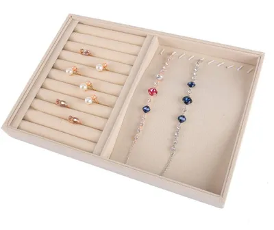 Imagen del producto de Juego de 4 organizadores para joyas, apilables y duraderos