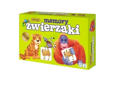 Zdjęcie produktu dla ADAMIGO Memory Mini Zwierzaki - gra 07189