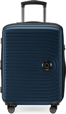 Produktbild von HAUPTSTADTKOFFER Mitte - Handgepäck Trolley erweiterbar Koffer 4 Rollen 55x40x23 cm Carry-On suitcase Hand Luggage 55 L Hardcase Bordgepäck Lufthansa EasyJet Eurowings, travel bags XL Dehnfalte,Dunkelblau