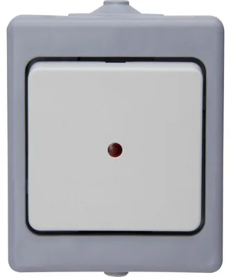 Obrázok produktu pre Kopp 564648005, Tlačidlá, Šedá, Biela, IP44, 5 kusov, 250 V, 10 A