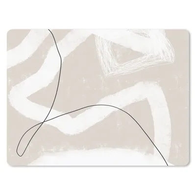 Produktbild von MuchoWow® Mauspad Mousepad Linie - Abstrakt - Design 40x30 cm - Mousepads - Maus Mat - Pad - Mausunterlage - Anti Rutsch