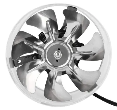 Productafbeelding van Afzuigventilator - Stille ventilatie - 50W 220V - 180 mm - Ideaal voor keuken en badkamer - Hoge ventilatiecapaciteit - Laag geluidsniveau
